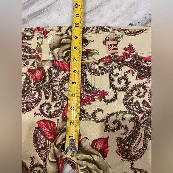 Floral Paisley Print Pants - Picture 5 of 6